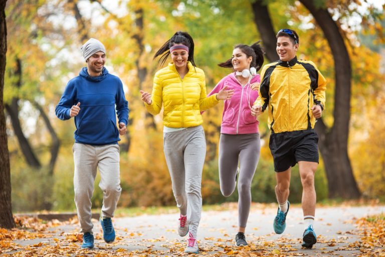 Exercising people
